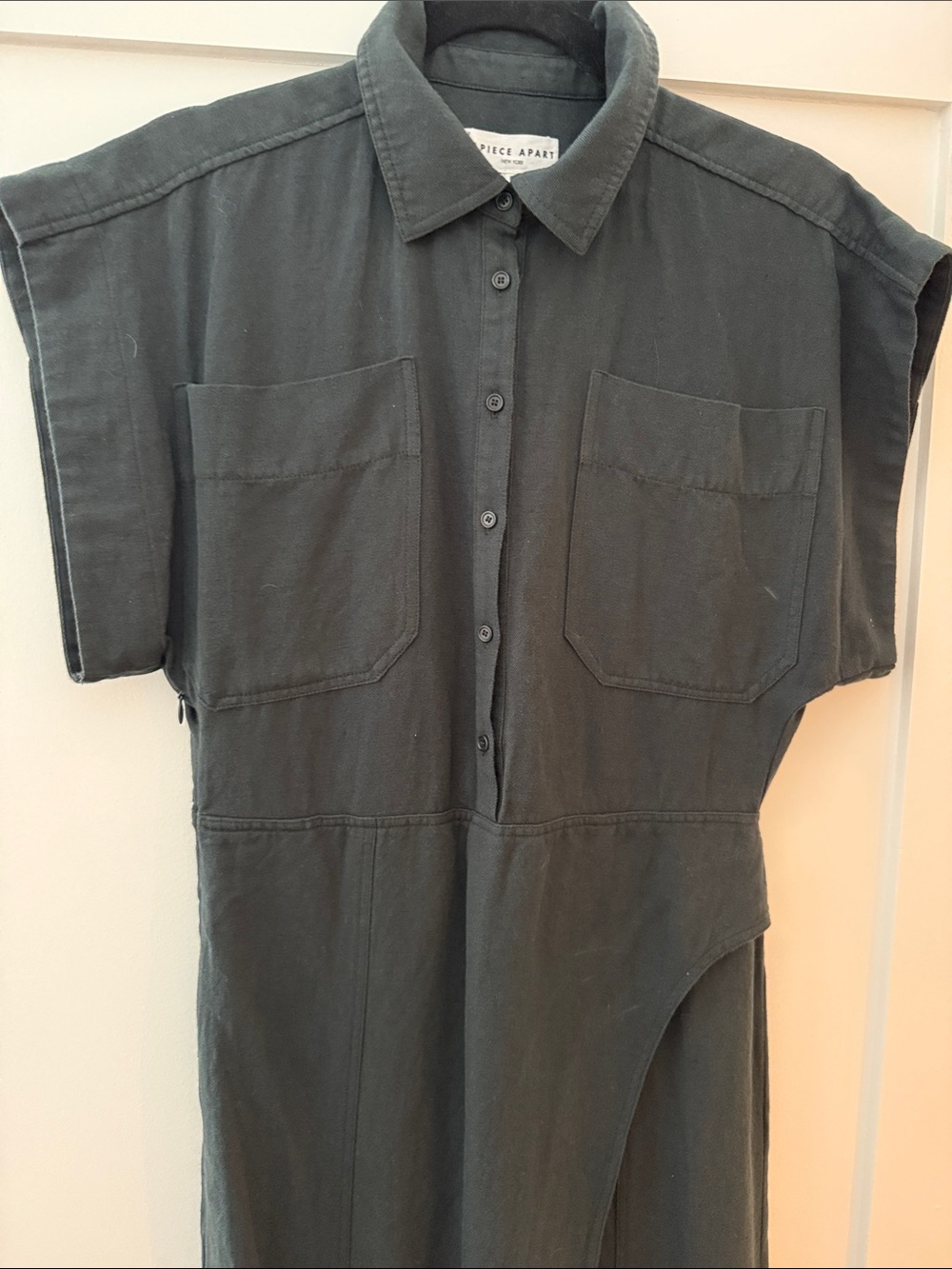 Apiece Apart YELENA WRAP DRESS FOREST RIVER- size 6, NWOT - Picture 3 of 8